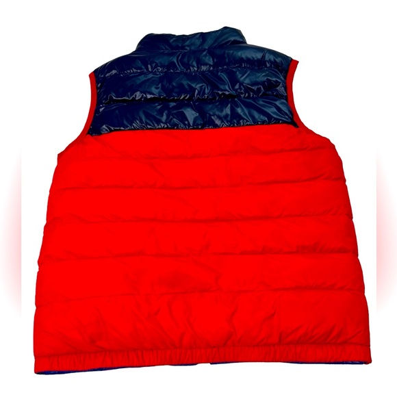 Boy (sz7) Polo Ralph Lauren Reversible Water Resistant Vest - Red/Blue - Picture 7 of 8